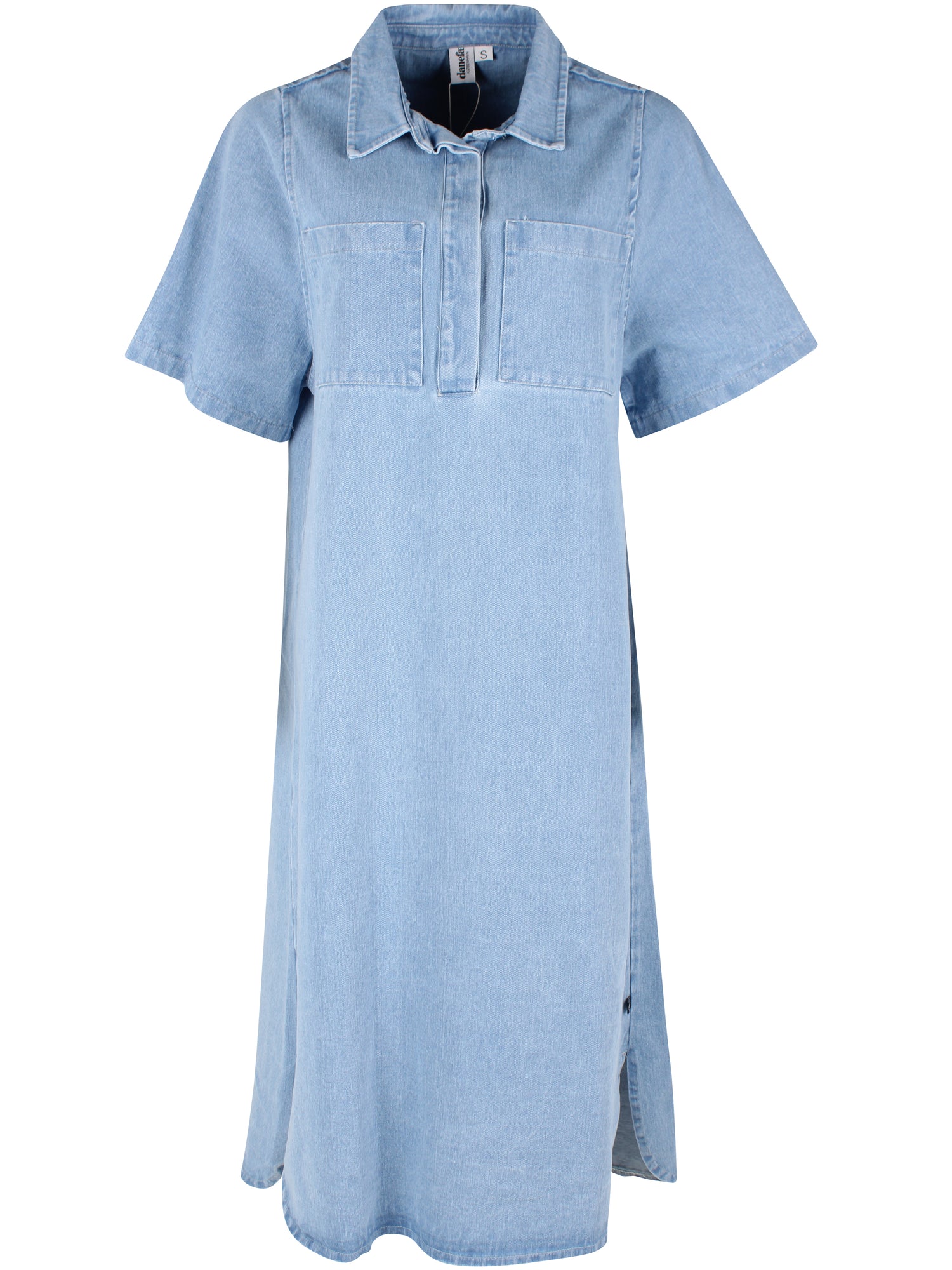 Danefolk Denim SS Dress Light Light Blue