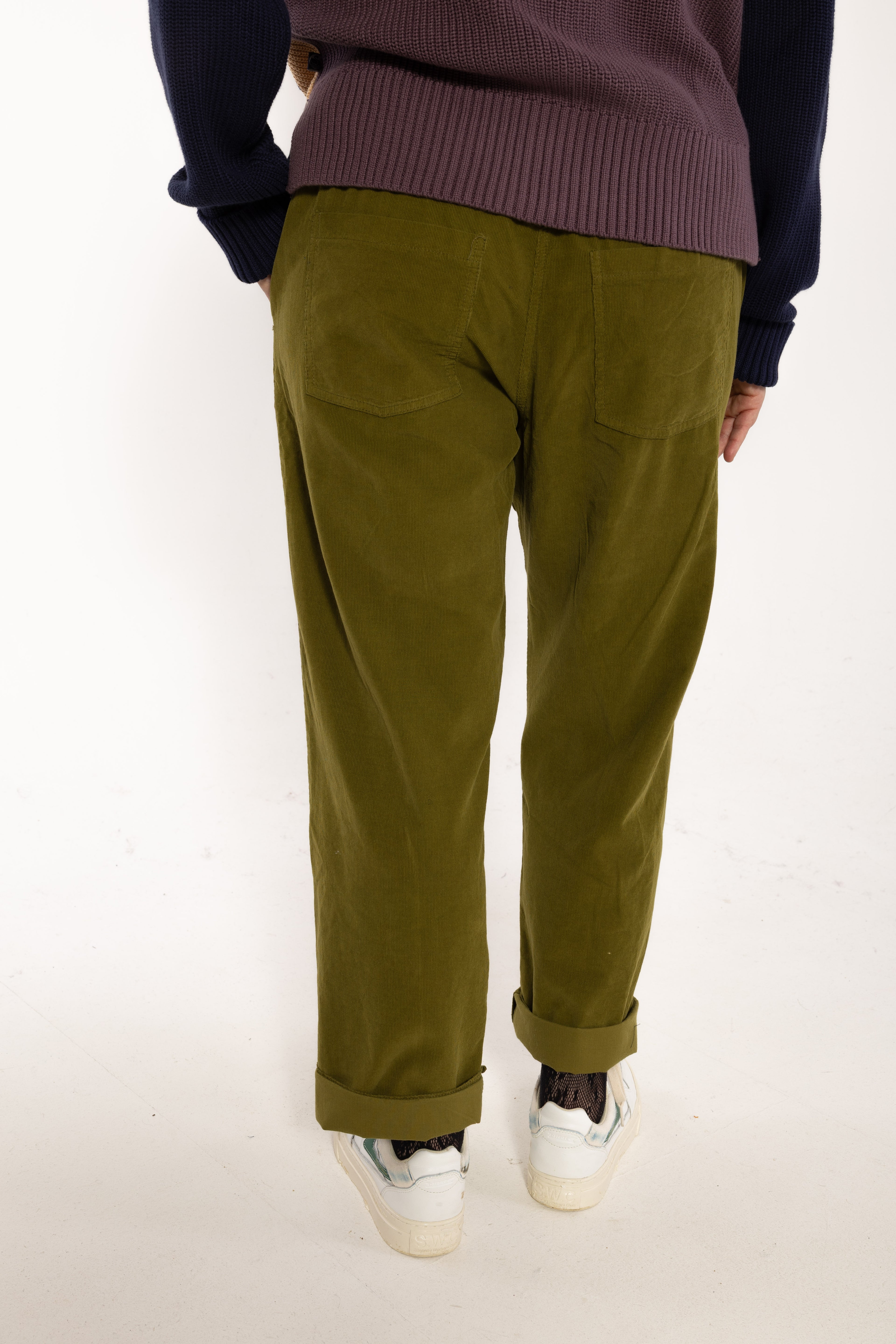 Danefunt Cord Pants Dark Olive