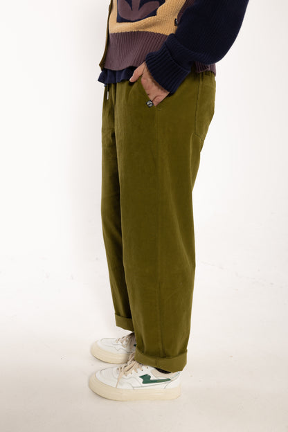 Danefunt Cord Pants Dark Olive
