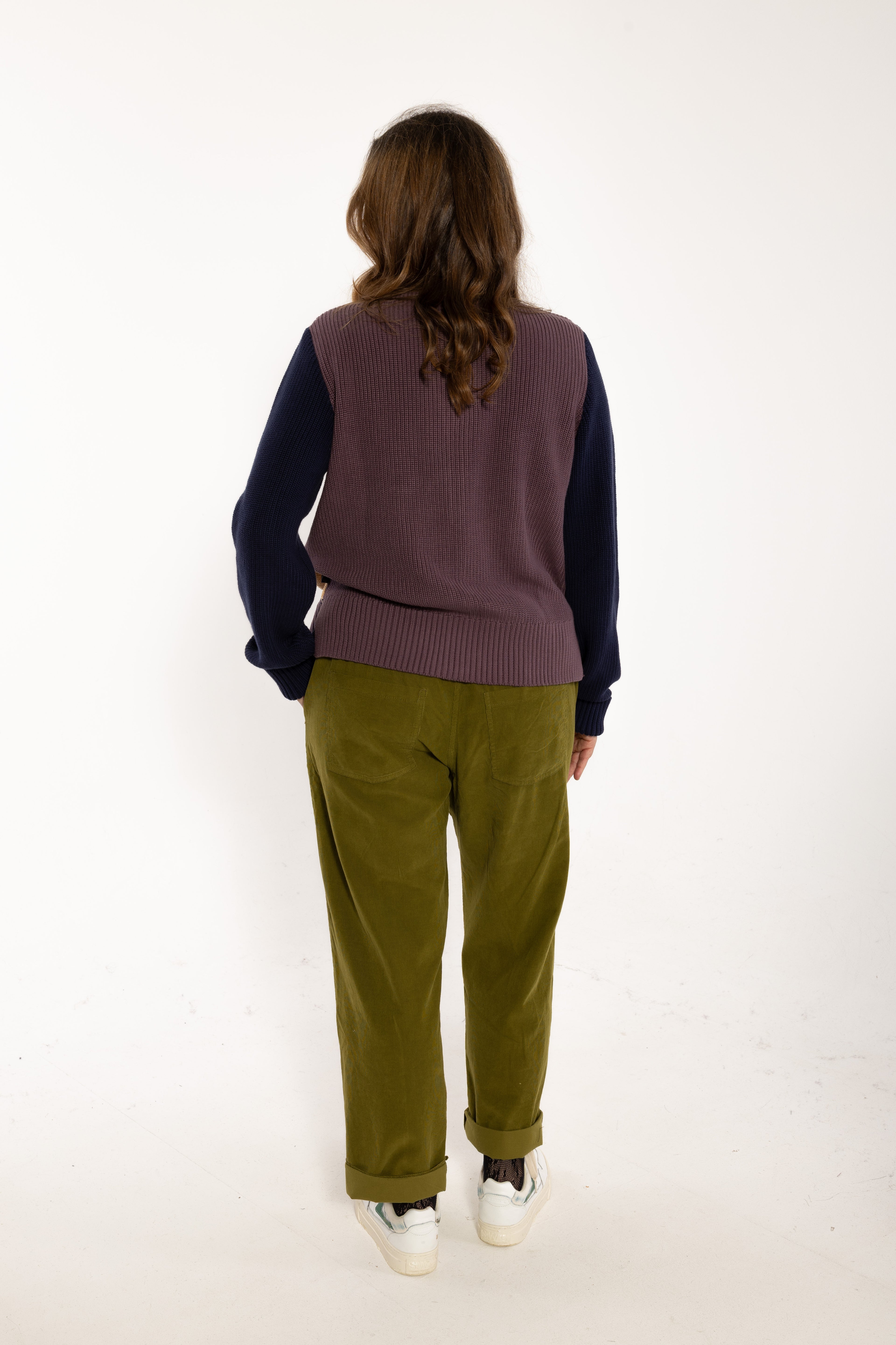Danefunt Cord Pants Dark Olive