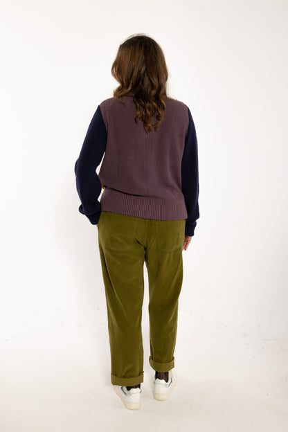 Danefunt Cord Pants Dark Olive