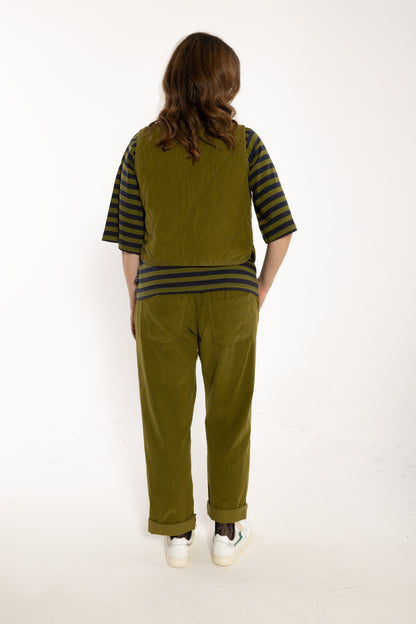 Danefunt Cord Pants Dark Olive