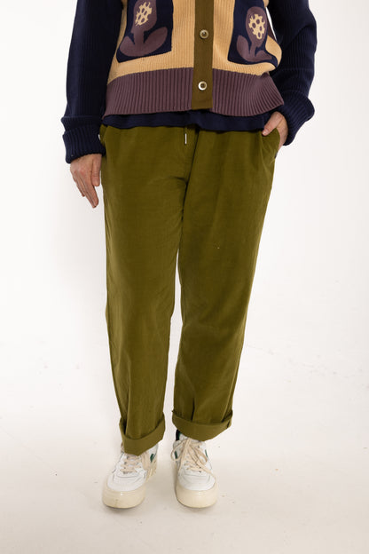 Danefunt Cord Pants Dark Olive