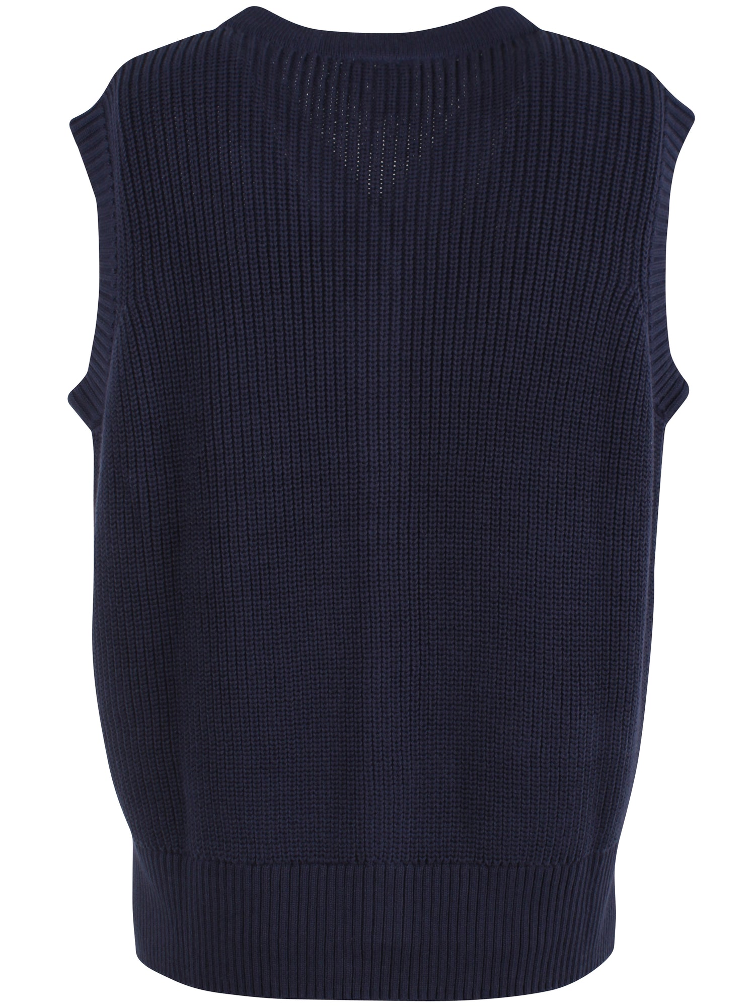 Danegentle Cotton Sweater Vest Dark Navy