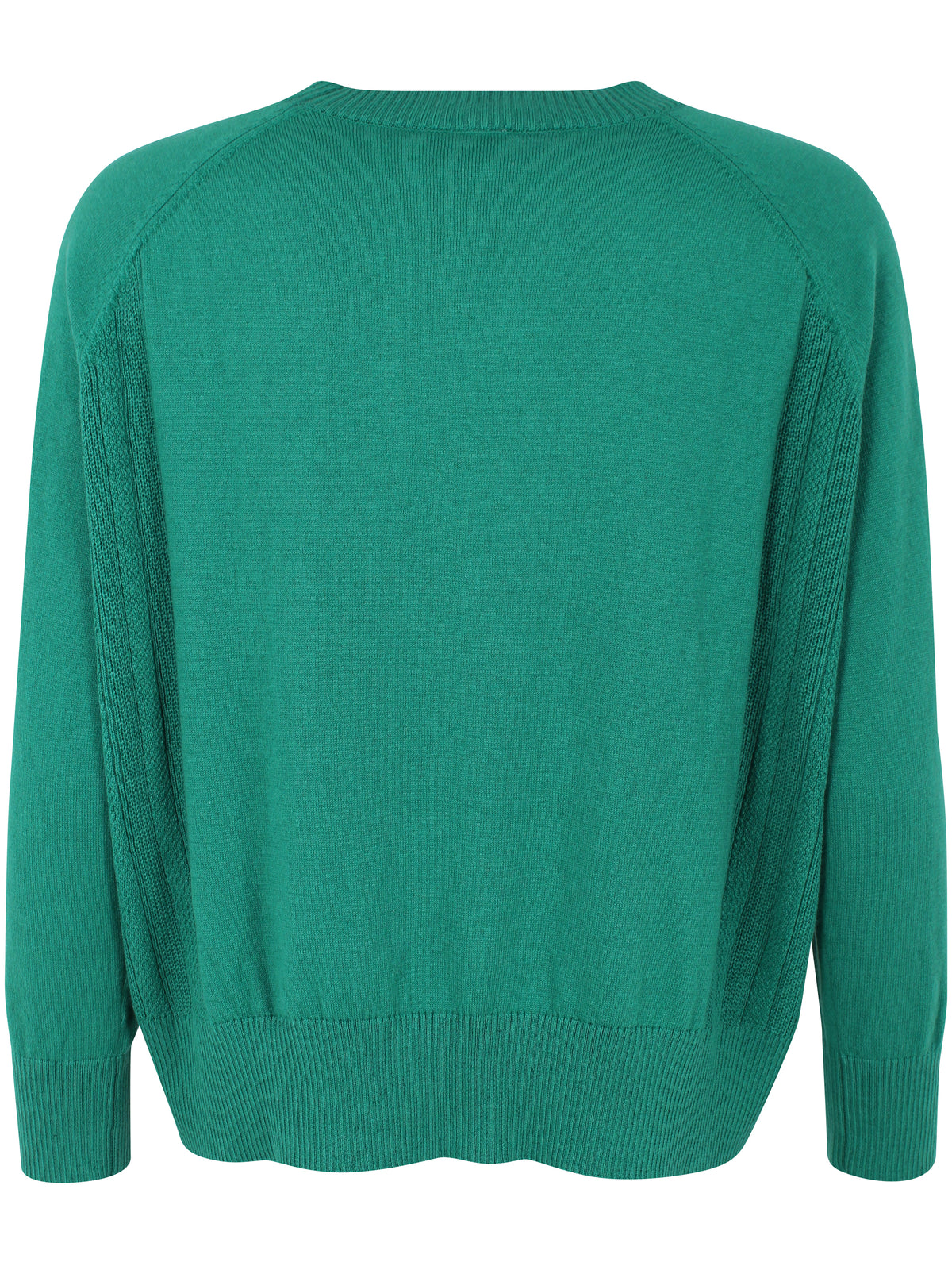 Flot sweater med rund hals i fin grøn nuance til kvinder fra Danefæ