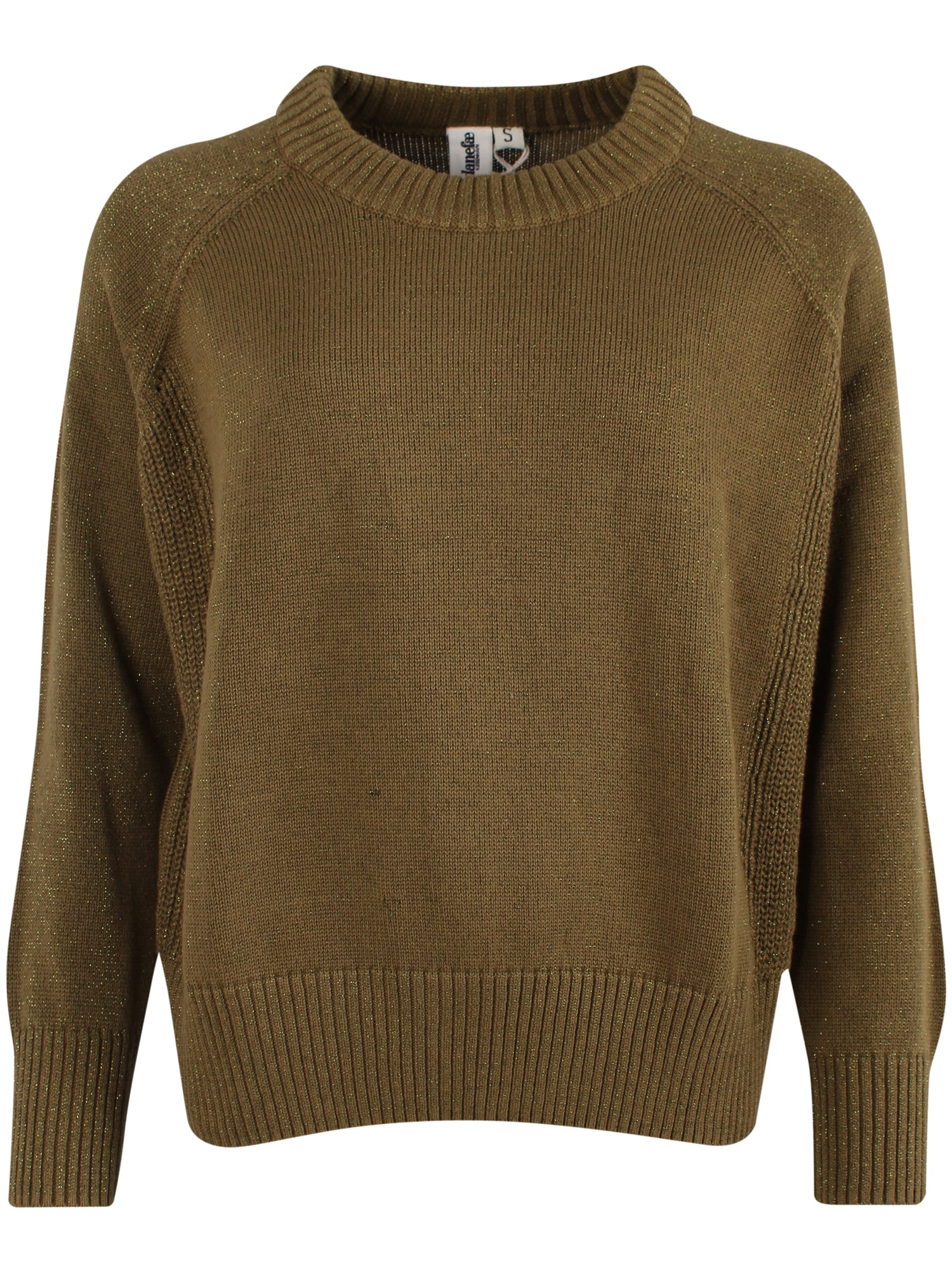 Danegertrud Glitter Sweater Dark Olive