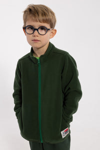 Danegrisling Polar Fleece Zip-Up Dark Forest