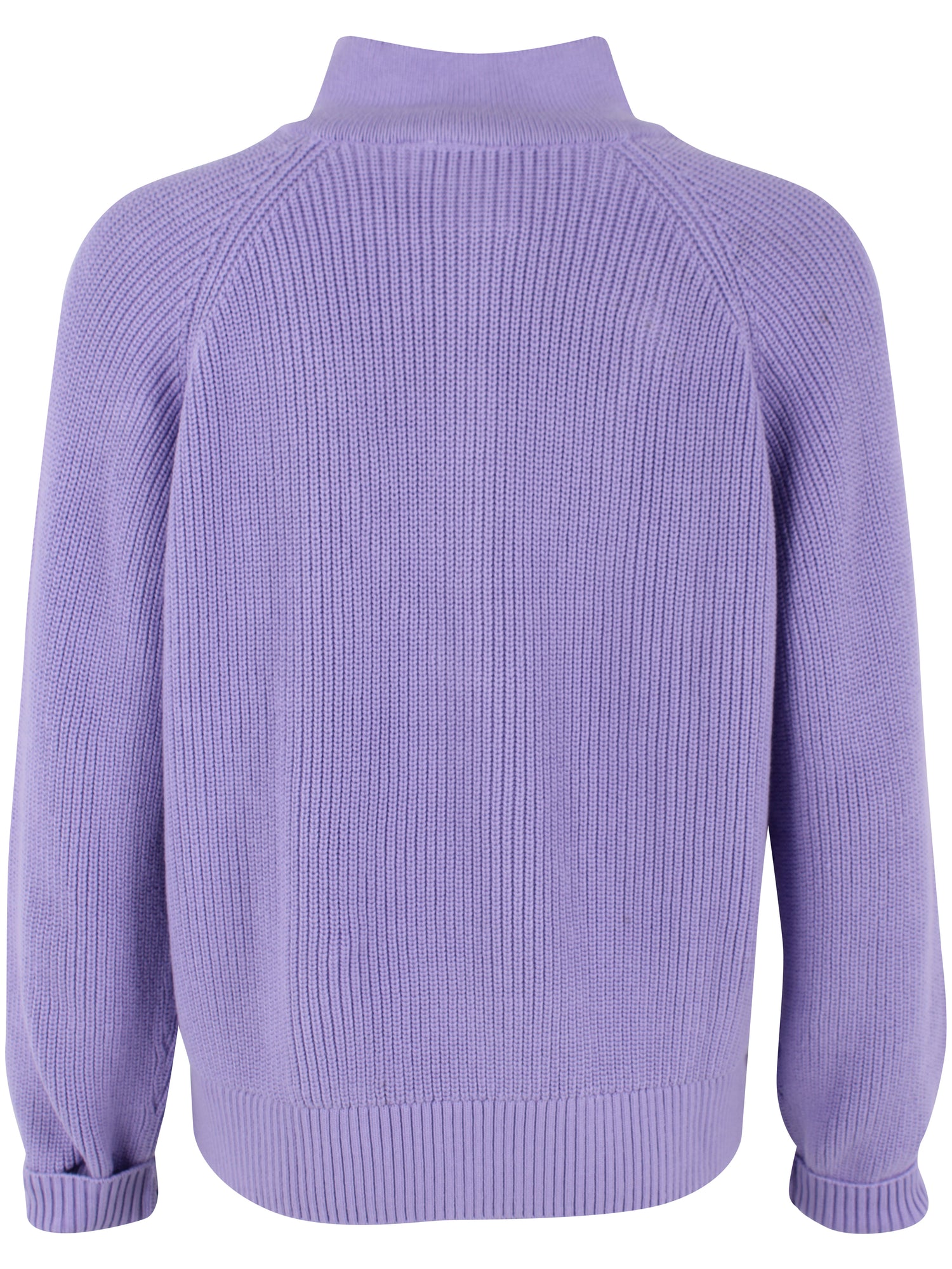 Smart højhalset sweater i en flot lyslilla nuance til kvinder