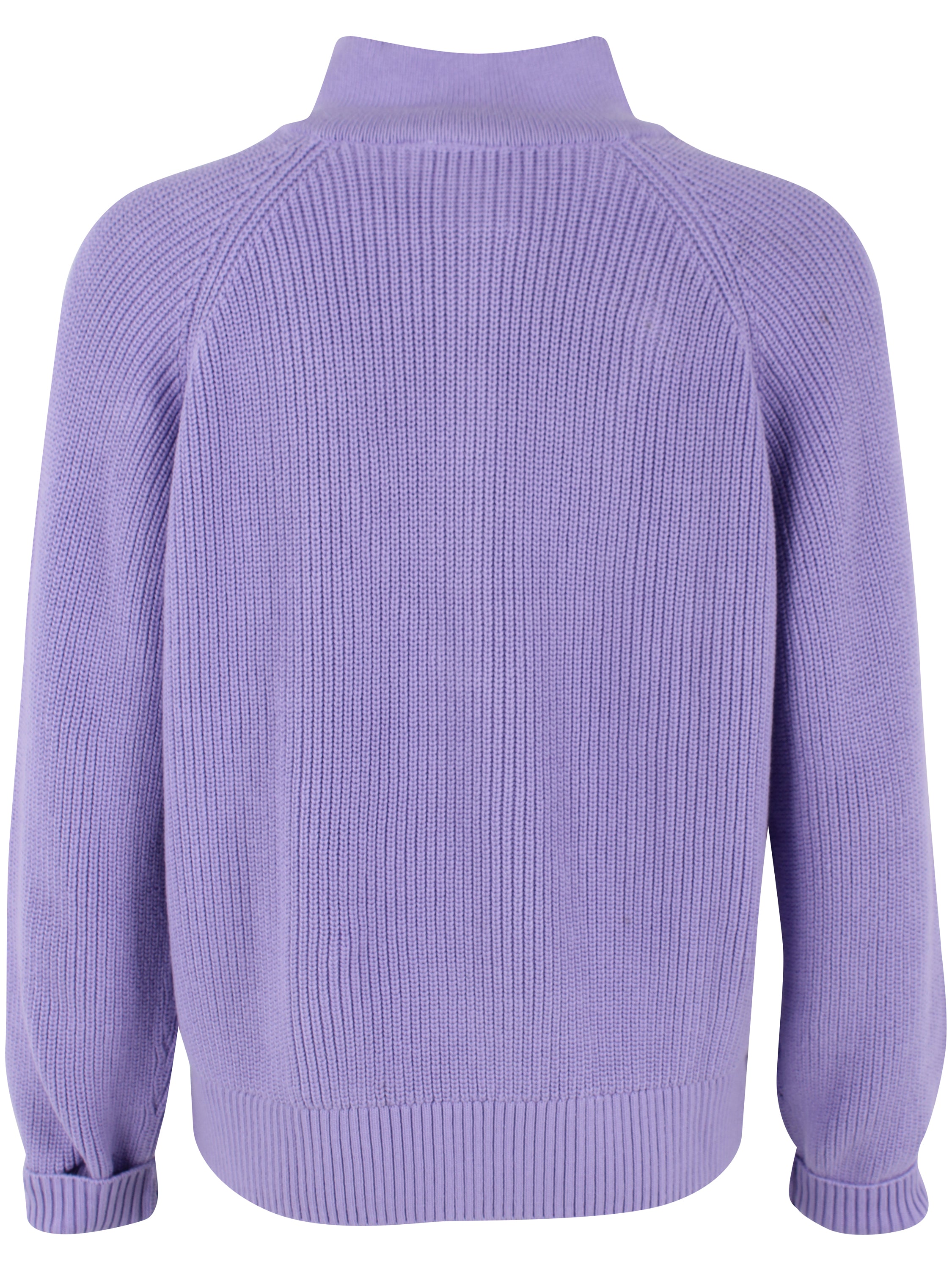 Smart højhalset sweater i en flot lyslilla nuance til kvinder