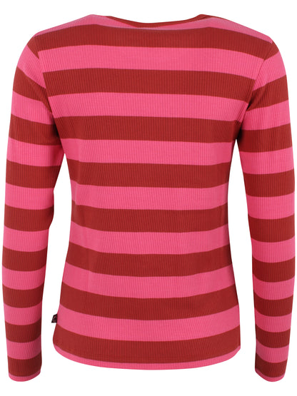 Danehero Ribbing Tee Chili/Soft Cherry
