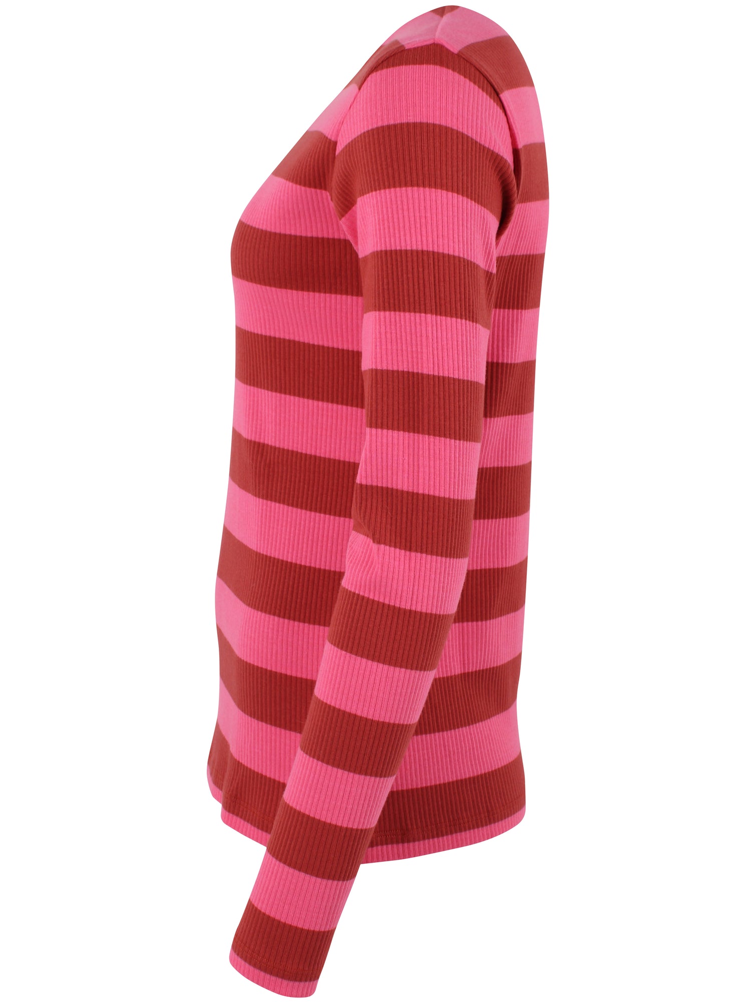Danehero Ribbing Tee Chili/Soft Cherry