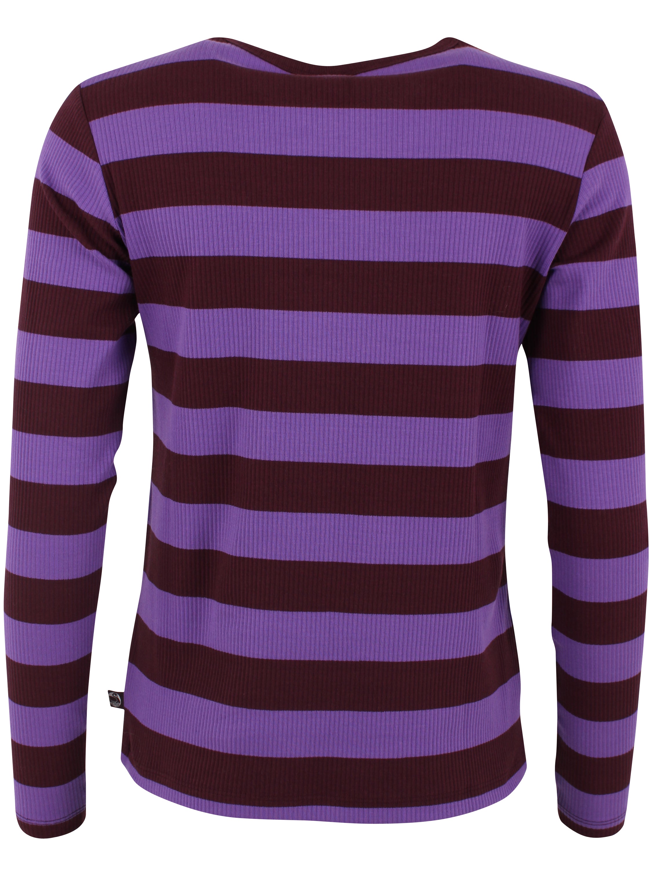 Danehero Ribbing Tee Dark Wine/Purple
