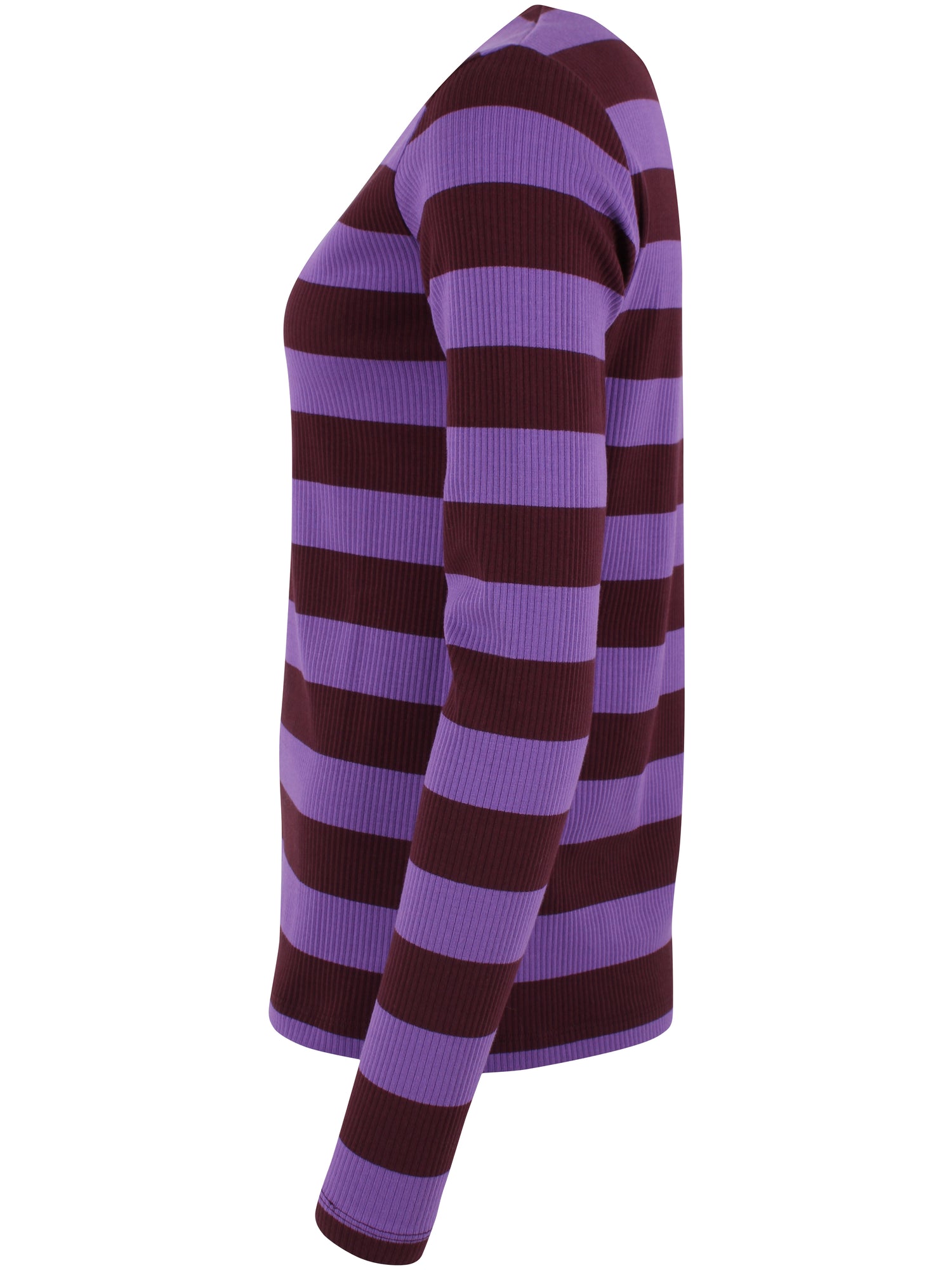 Danehero Ribbing Tee Dark Wine/Purple