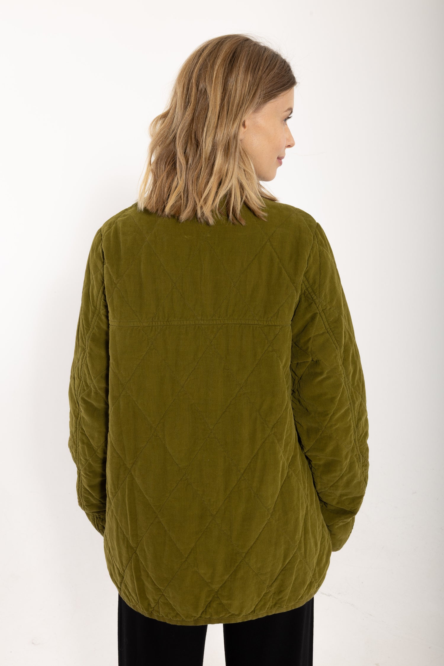 Danehighland Cord Overshirt Dark Olive