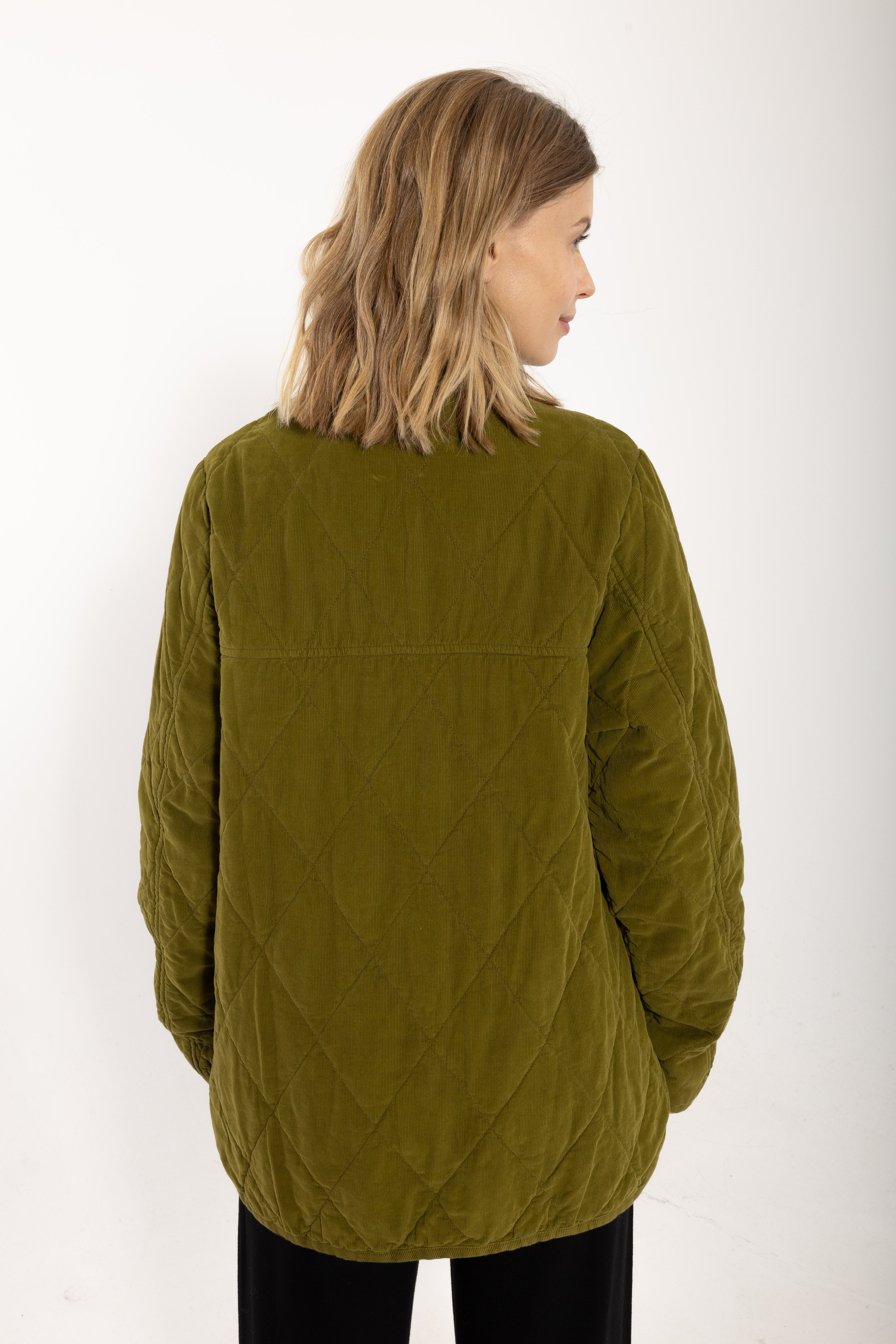 Danehighland Cord Overshirt Dark Olive