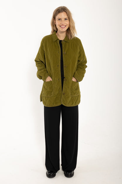 Danehighland Cord Overshirt Dark Olive