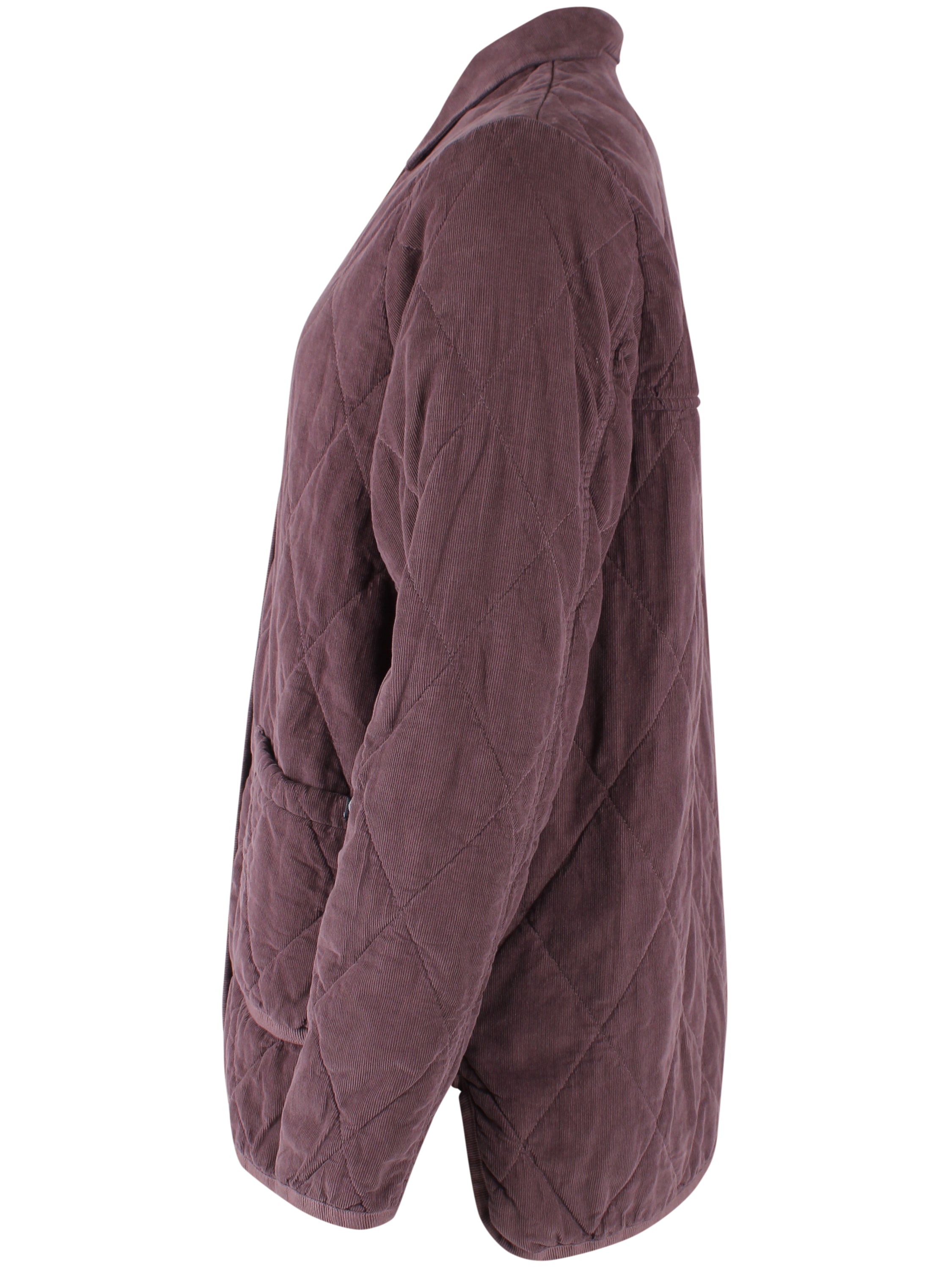 Danehighland Cord Overshirt Grey Plum