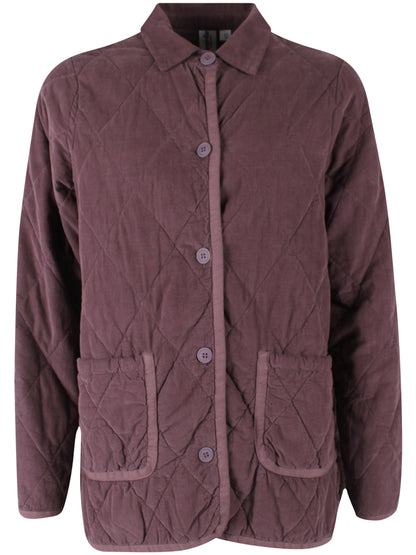 Danehighland Cord Overshirt Grey Plum