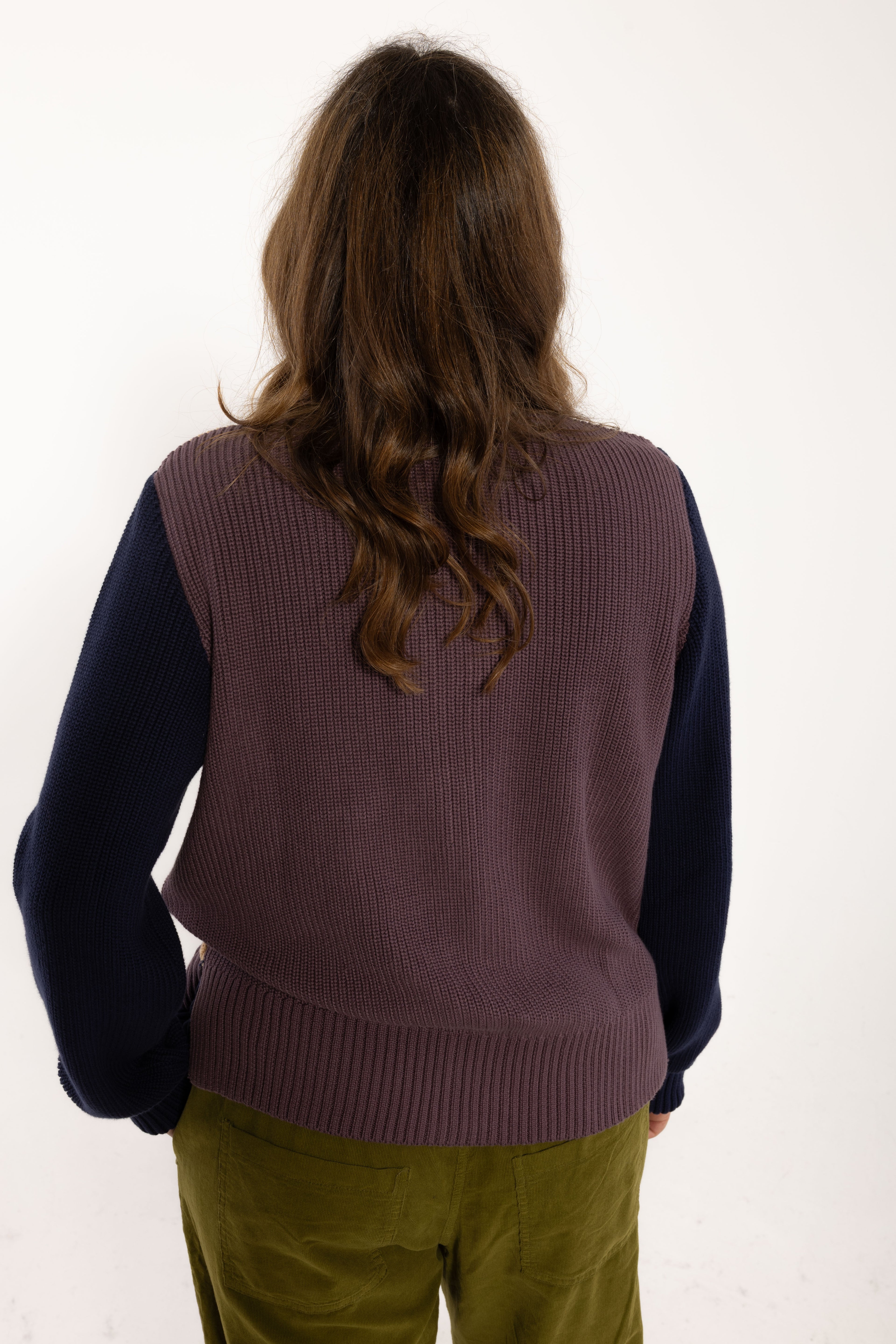 Danehilda Cotton Rib Cardigan Nougat MULTI26