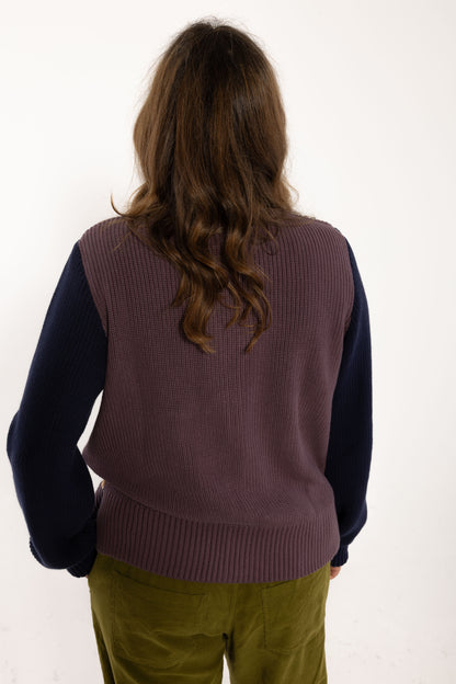 Danehilda Cotton Rib Cardigan Nougat MULTI26