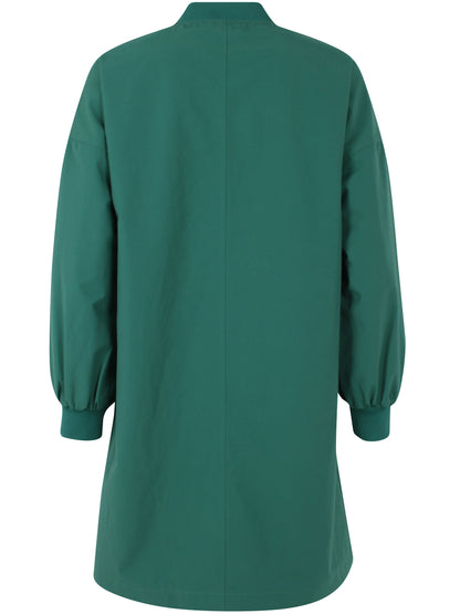 Flot mørkegrøn overgangsjakke til kvinder