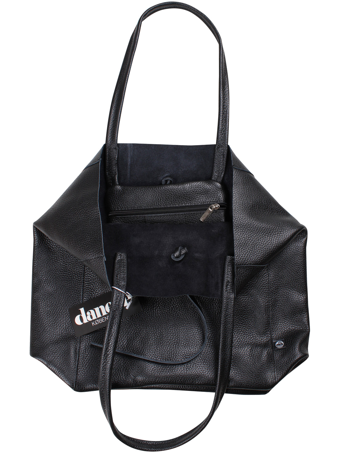 DaneHolstein Leather Tote Bag Black
