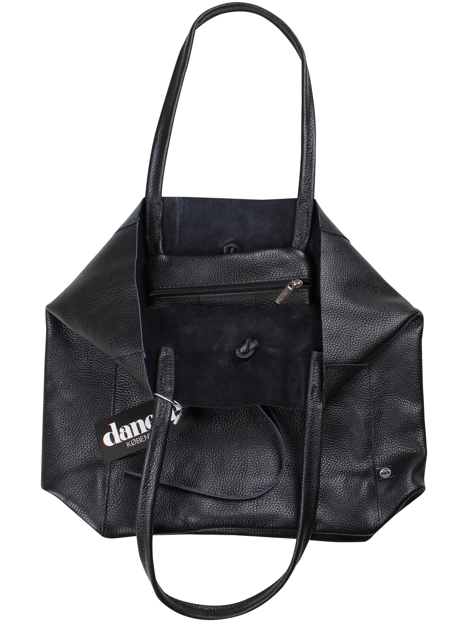 DaneHolstein Leather Tote Bag Black
