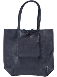 ESS - DaneHolstein Leather Tote Bag Dark Navy