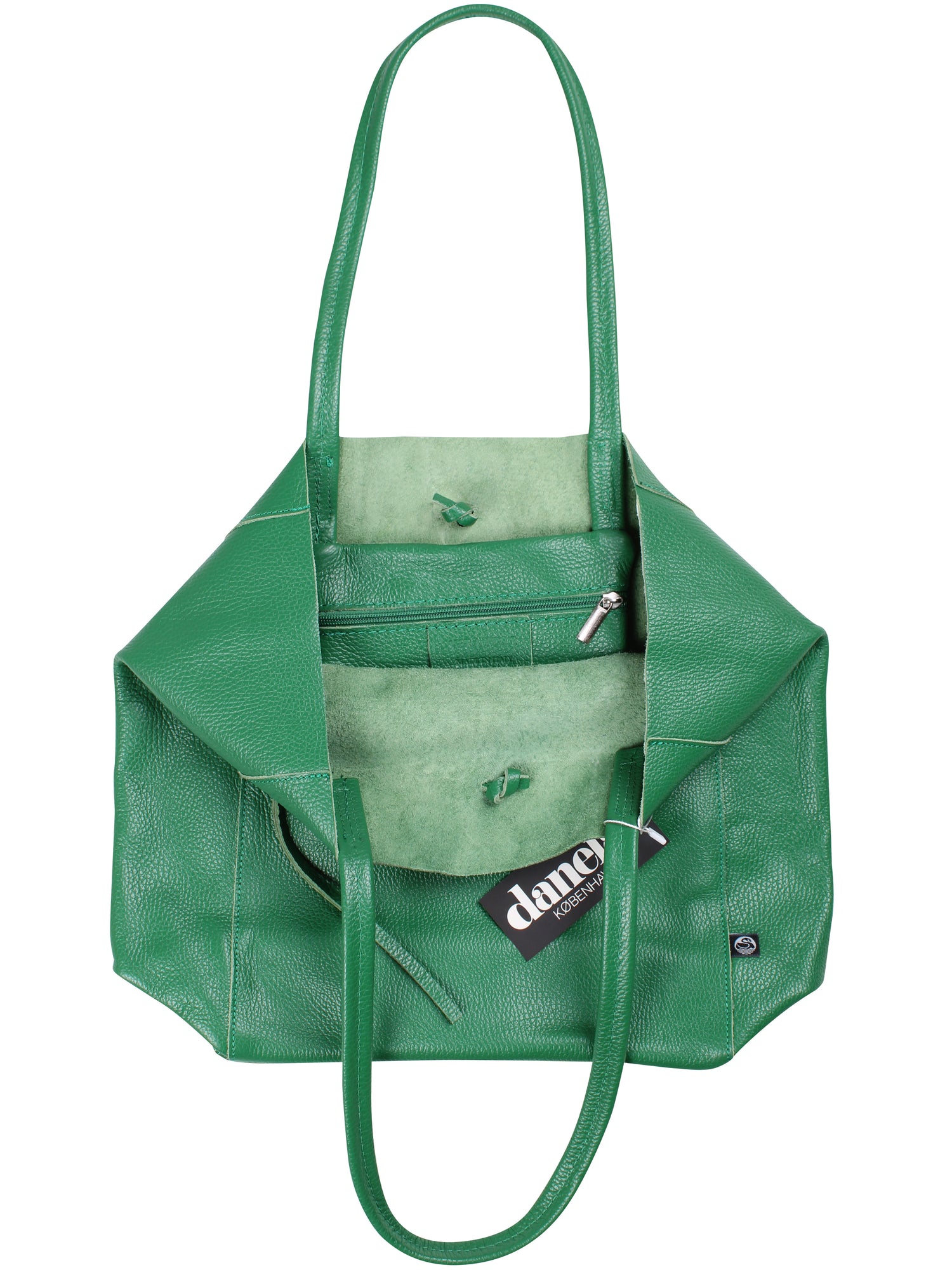 DaneHolstein Leather Tote Bag Green
