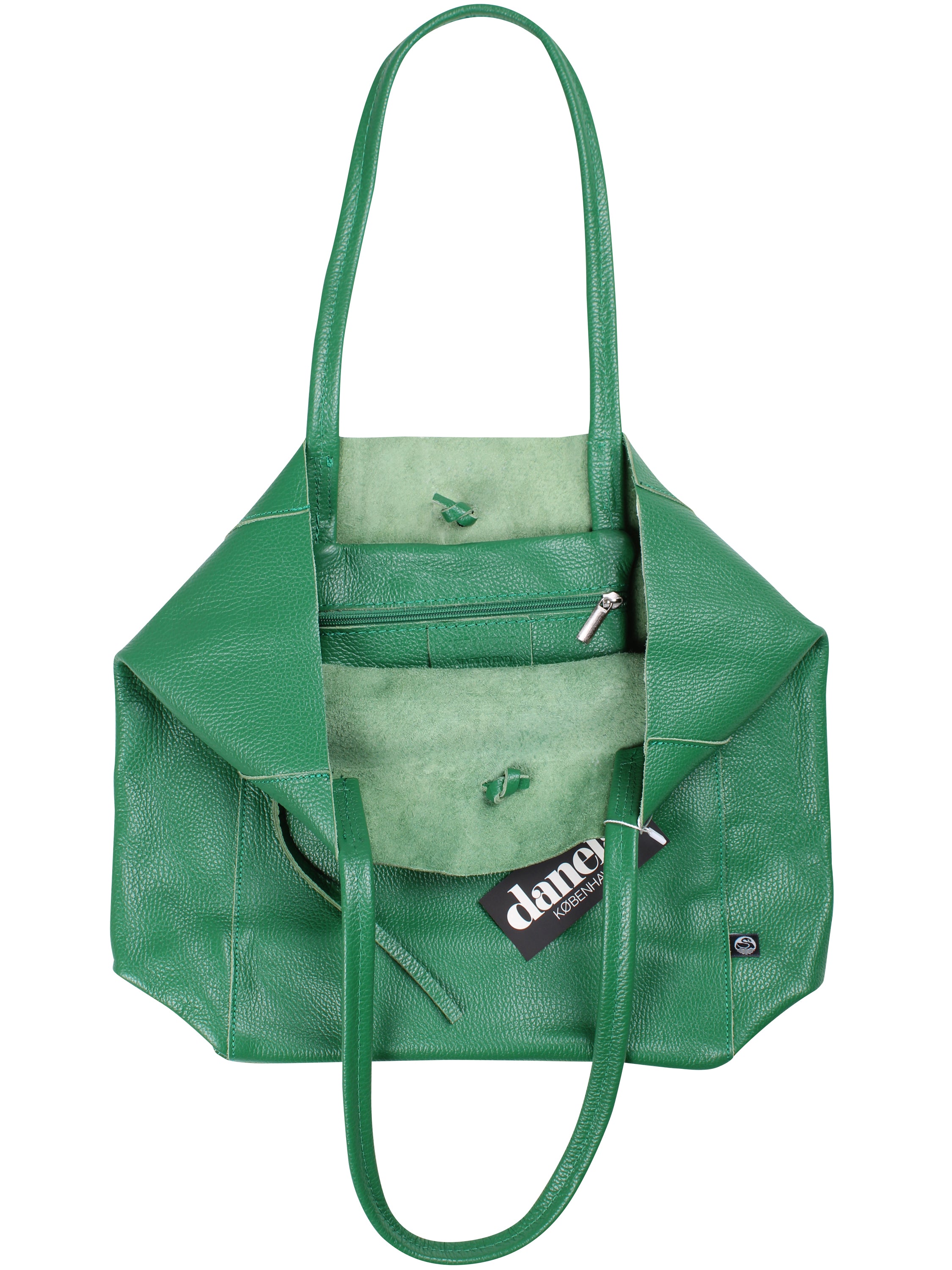 DaneHolstein Leather Tote Bag Green
