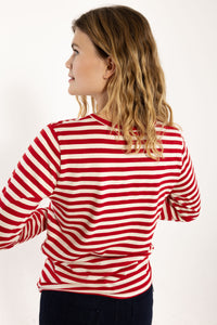 Danejubii Modal Tee Dark Red/Chalk
