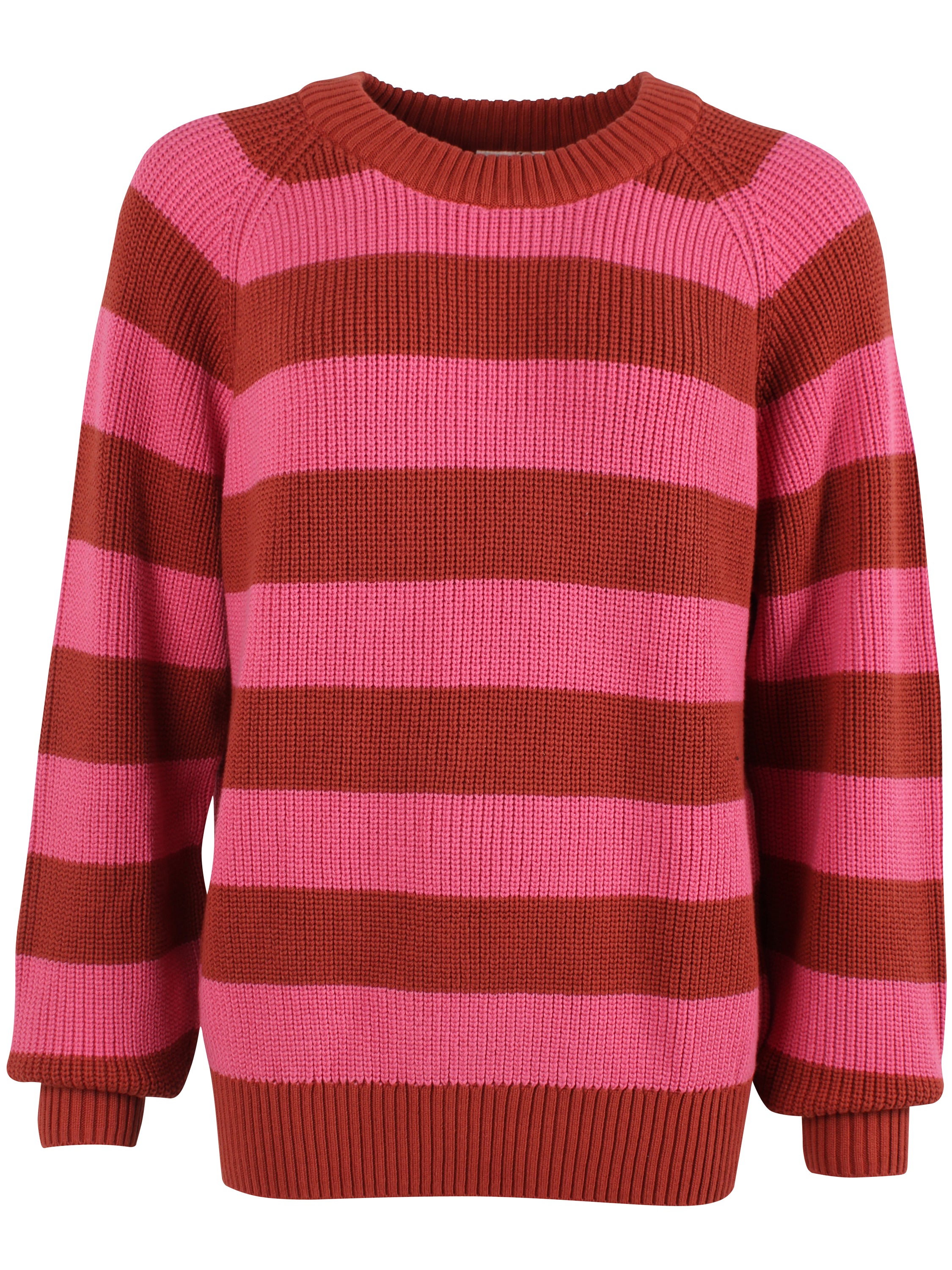 Danejumbo Cotton Rib Sweater Soft Cherry/Chili