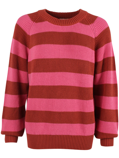 Danejumbo Cotton Rib Sweater Soft Cherry/Chili