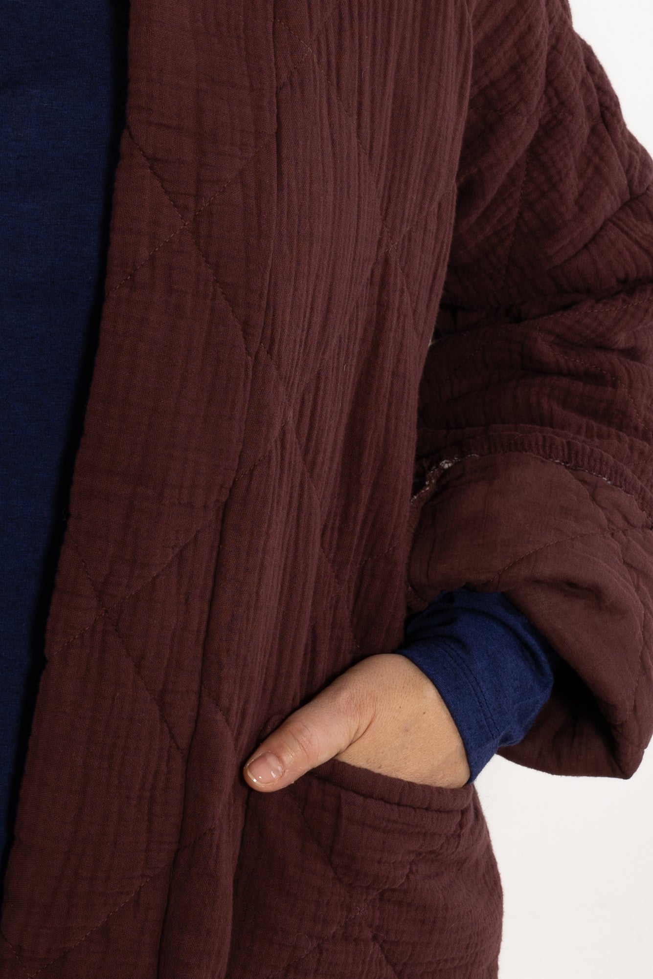 Danekatrin Quilt Jacket Dark Wine