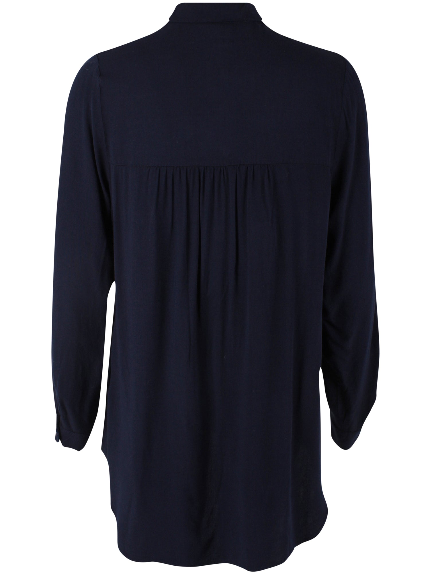 Danekierkegaard Wool-Mix Long Shirt Dark Navy