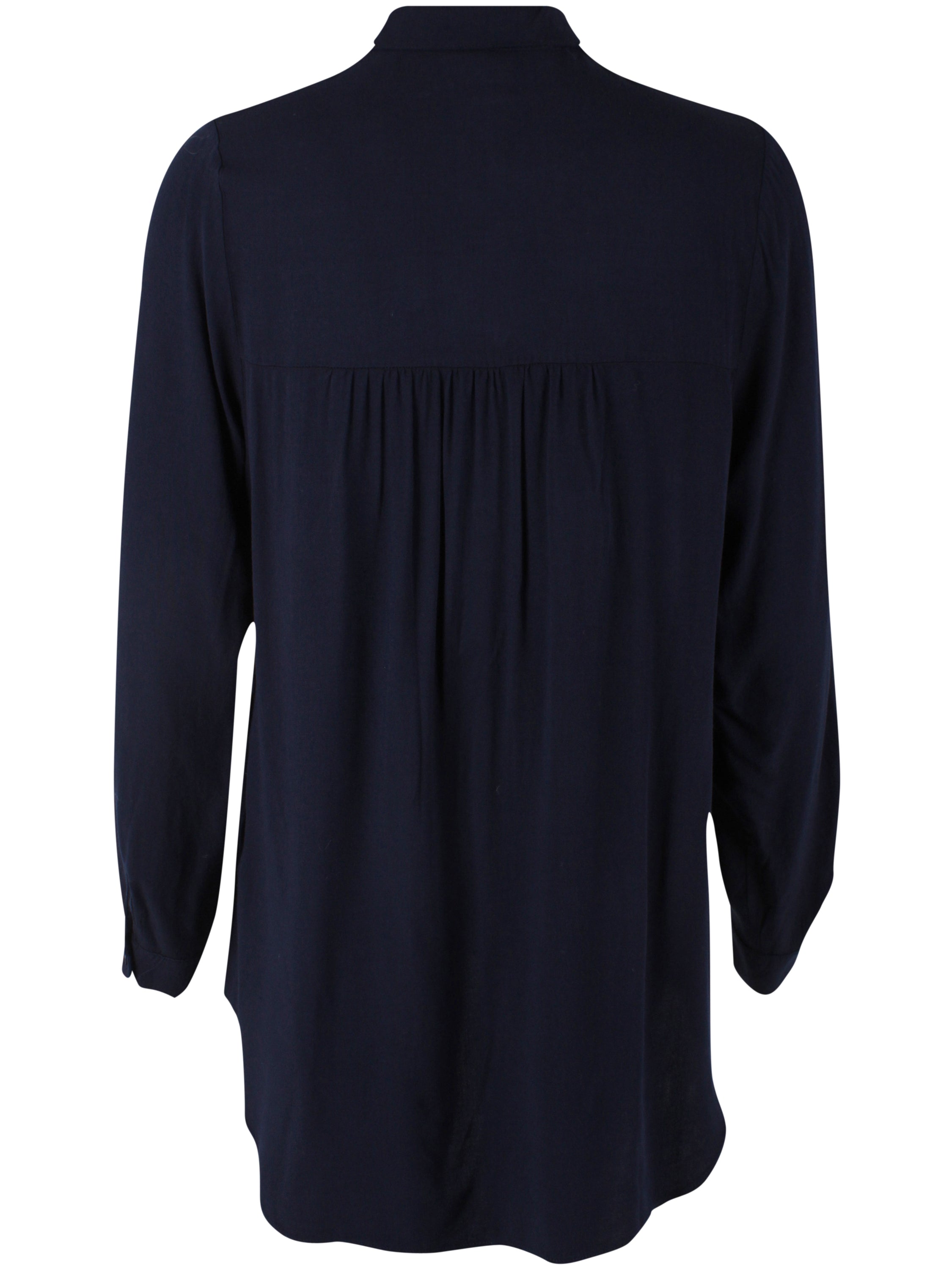 Danekierkegaard Wool-Mix Long Shirt Dark Navy
