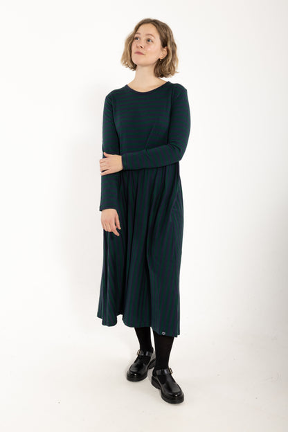 Danekroeyer LS Modal Dress Dark Forest/Dark Navy