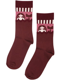 Danelegacy Socks Dark Wine HAVFRUE