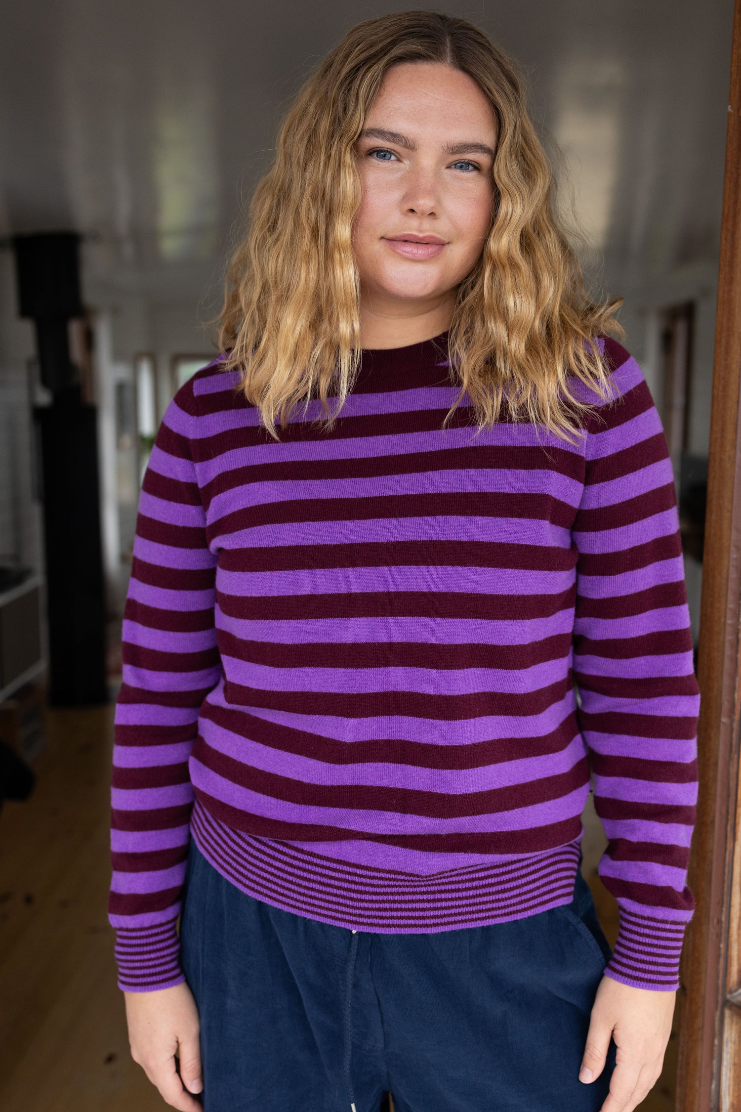 Daneletter Merino Wool Sweater Purple / Dark Wine