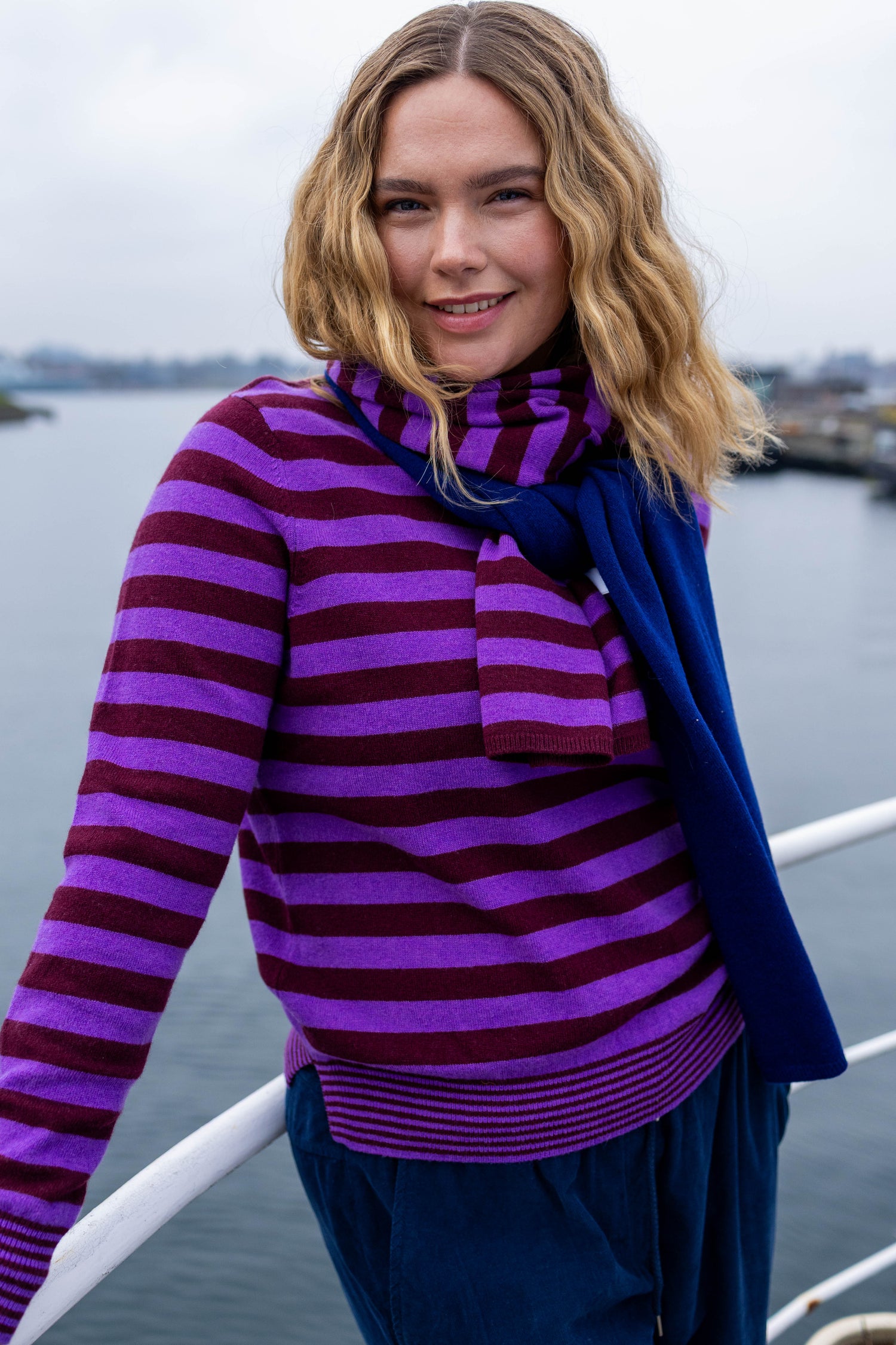Daneletter Merino Wool Sweater Purple / Dark Wine
