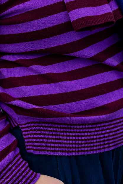 Daneletter Merino Wool Sweater Purple / Dark Wine