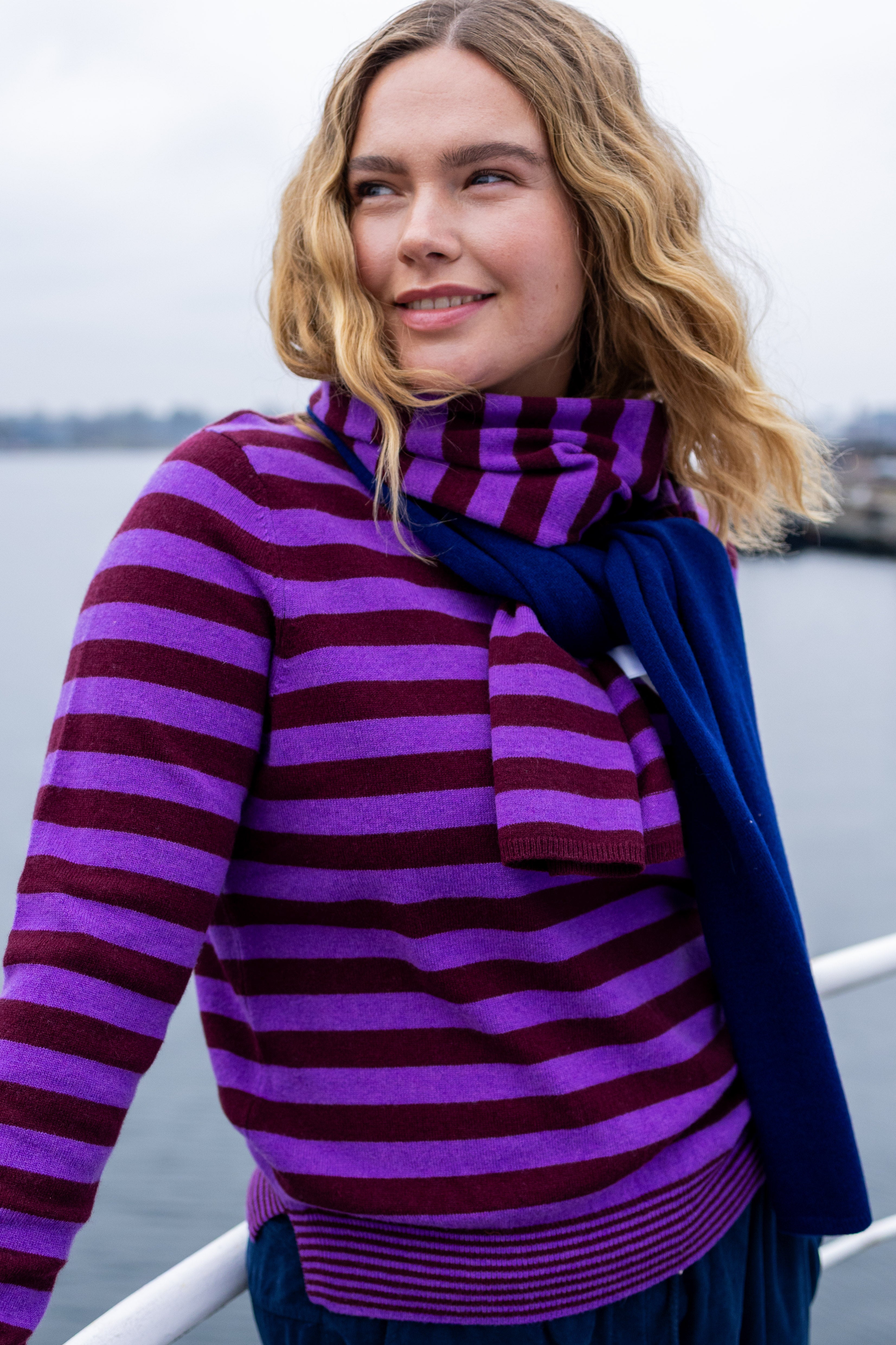Daneletter Merino Wool Sweater Purple / Dark Wine