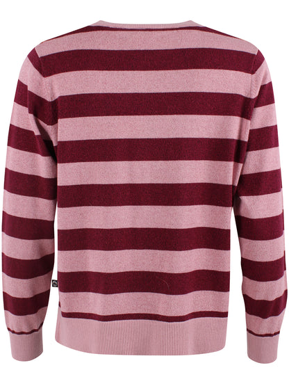 Daneletter Wool-Mix Glitter Sweater Ancient Rose/Dark Cherry