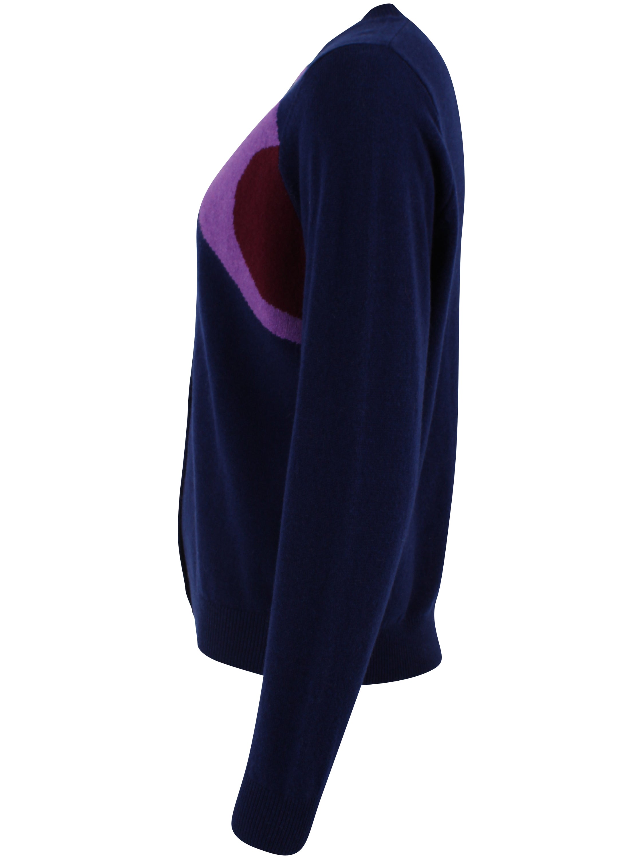 Danelife Merino Wool Cardigan Deep Blue BIRD