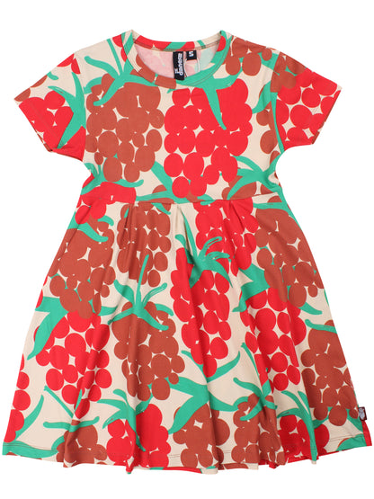 Mønstret sommerkjole til piger.