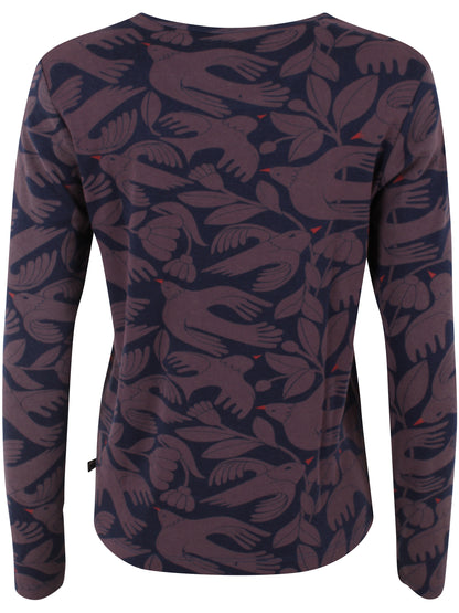 Danelotte Interlock Tee Dark Navy/Mauve BIRDIEUP