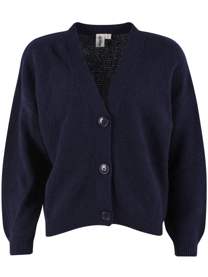 Danelotte Wool Cardigan Dark Navy
