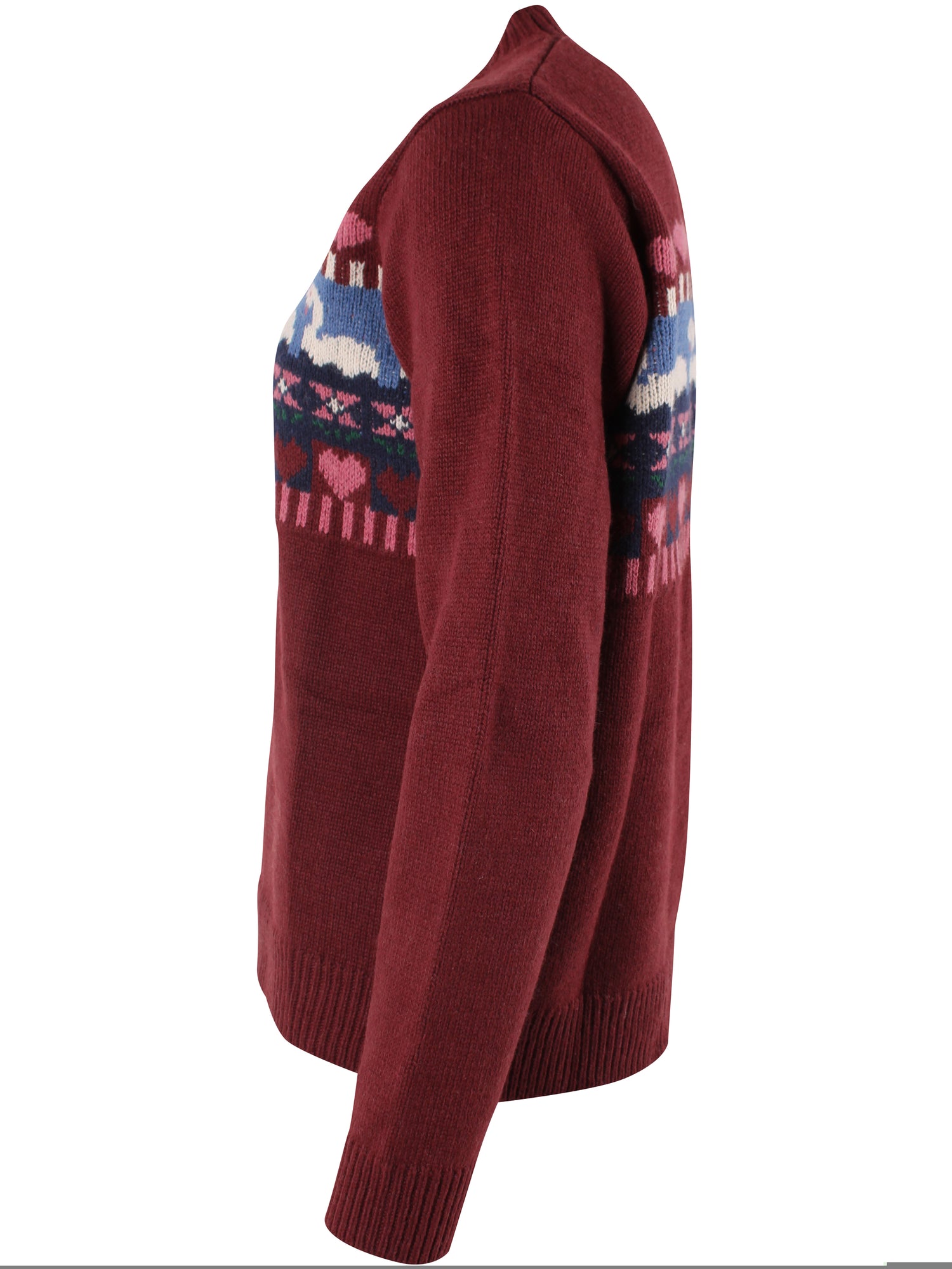 Danemaggie Wool Sweater Dark Cherry SWAN