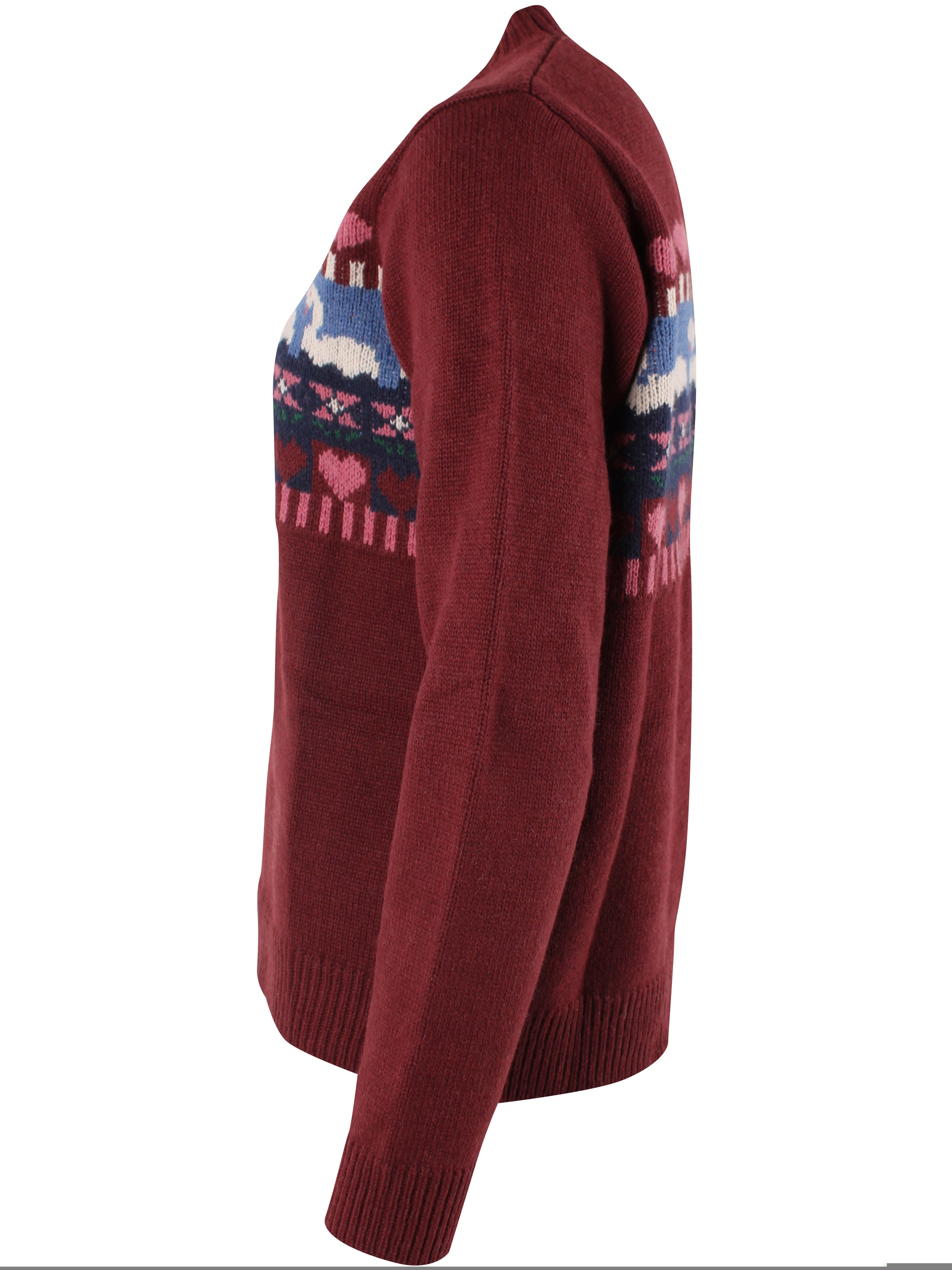 Danemaggie Wool Sweater Dark Cherry SWAN