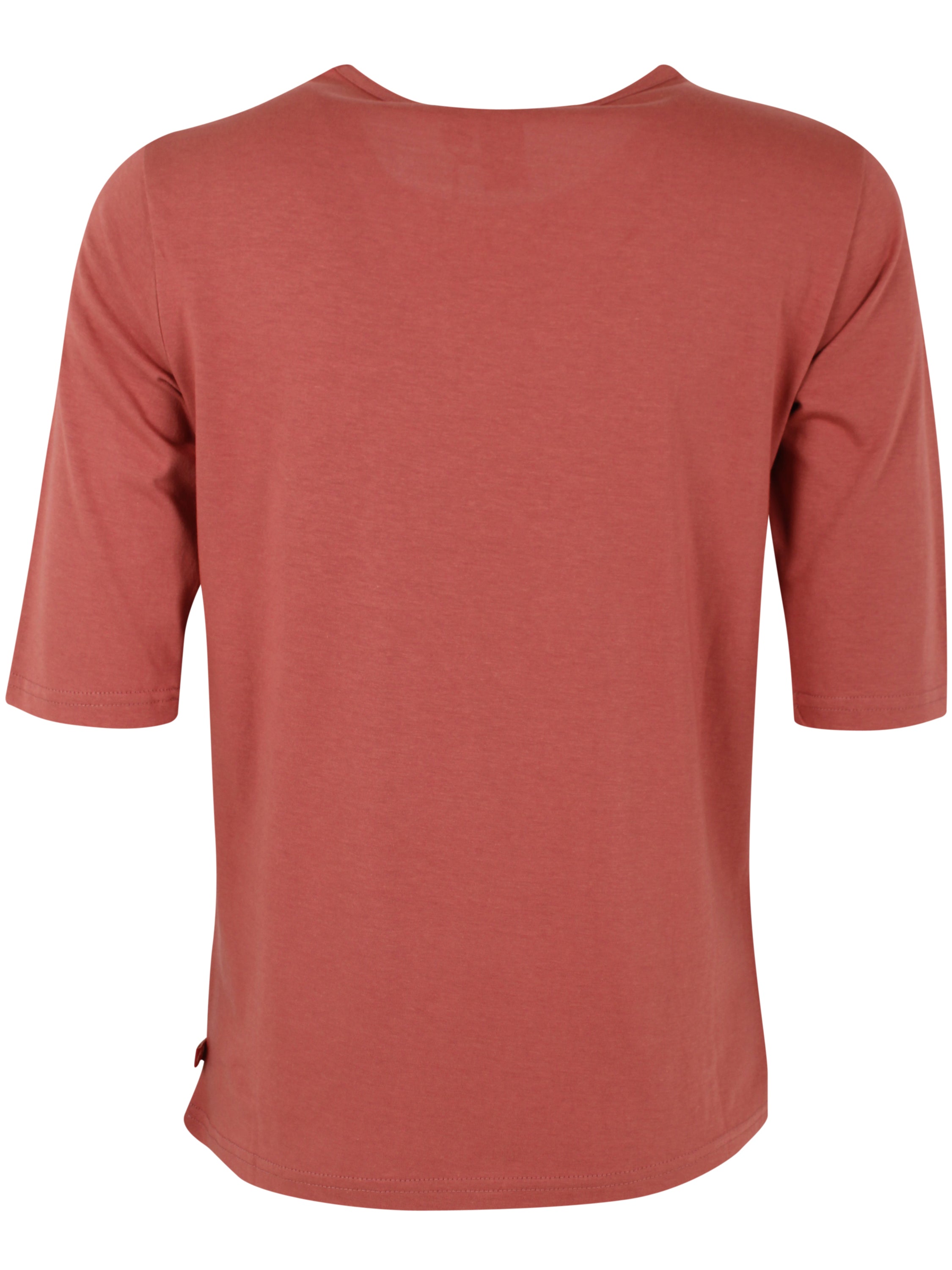 Lækker t-shirt i orangebrun til kvinder